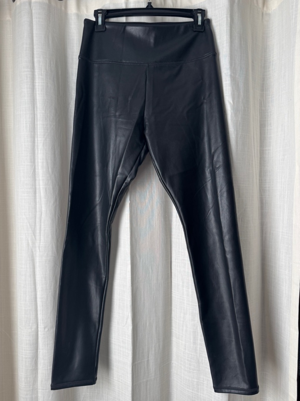 Faux Leather Fleece Lined Leggings